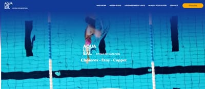 Creation de site web - Aqualudeau - Creación de Sitios Web