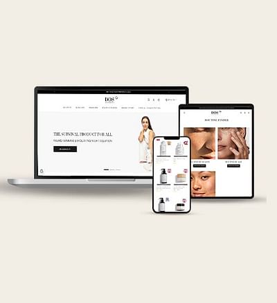 DOS Cosmetics - Website Creation