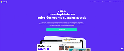 Juicy : ajout fonctionnalités - Website Creation