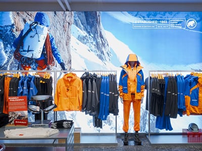 Mammut: retail and wholesale VM in Germany and Switzerland - Marketing
