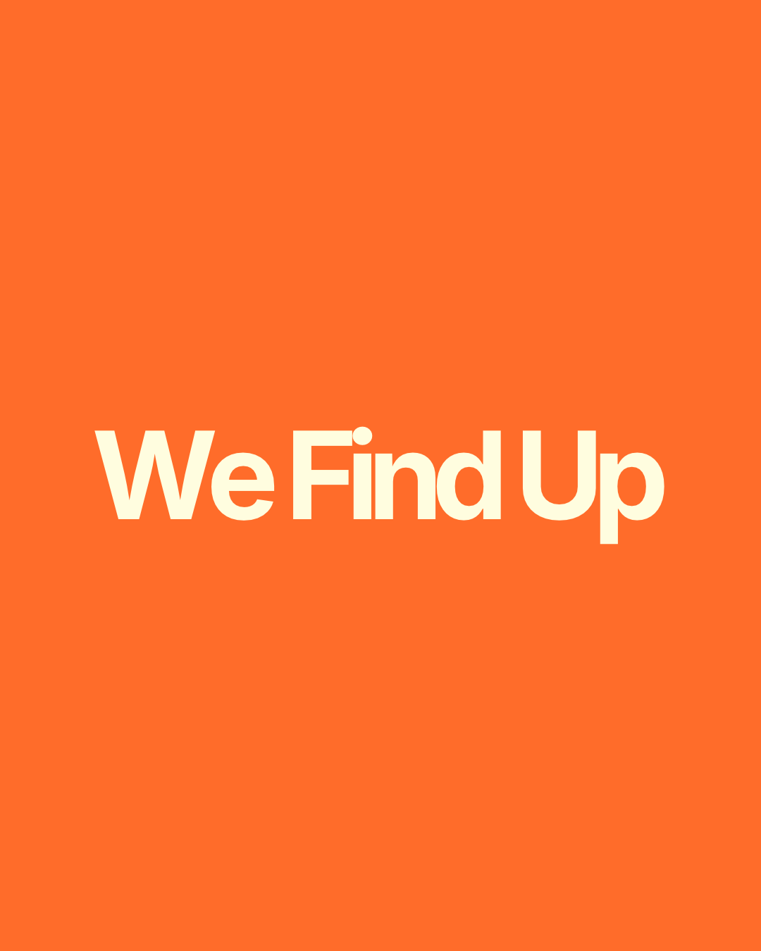 We Find Up
