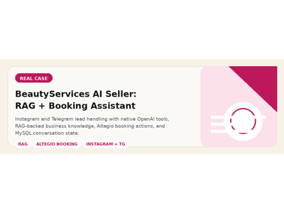 BeautyServices Instagram Booking and Follow-Up System - Community Management