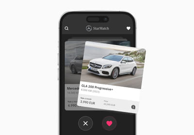 A Tinder-Like App Redefining the Mercedes-Benz Experience - Software Development