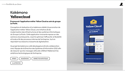La Poste: Kakemono - Identidad Gráfica