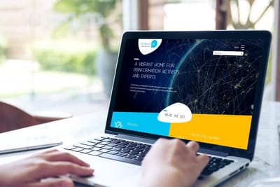 EU DisinfoLab website - Création de site internet