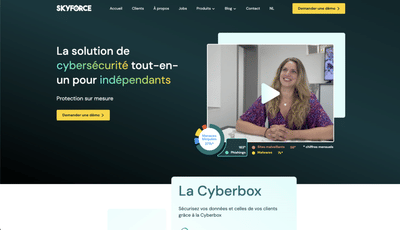 Site web Skyforce - Création de site internet