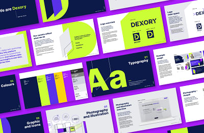 Dexory - Brand naming, Brand Creation & Web design - Image de marque & branding