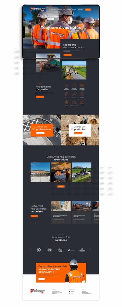 Martragny TP - Création de site internet