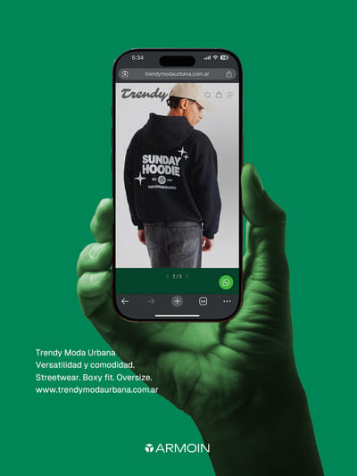Diseño de marca y branding para Trendy Moda Urbana - E-commerce