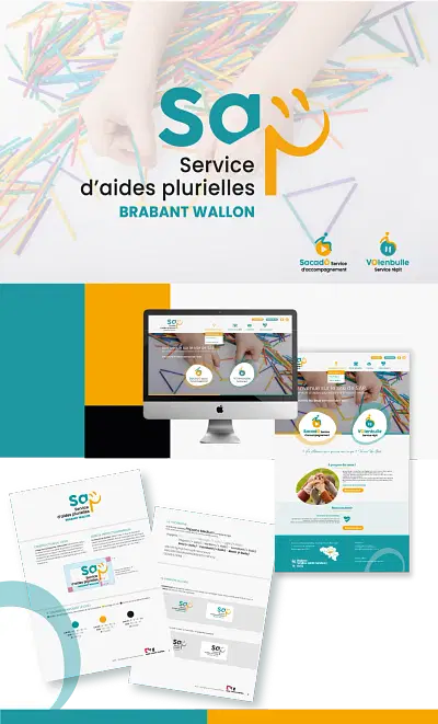 Création du logo SAP et des services - Identité Graphique