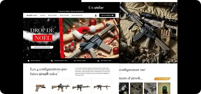Airsoft Tailor - Site Ecommerce - E-commerce