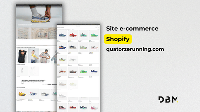 Quatorze Running - Refonte Shopify - Ontwerp