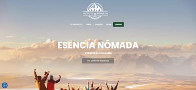 Esencia Nómada - Creación de Sitios Web