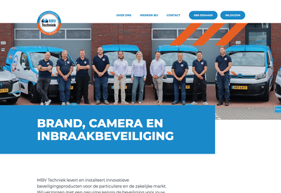 Nieuwe website | MBV Techniek - Creación de Sitios Web