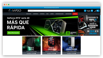 Wipoid: diez años de e-commerce en PrestaShop a medida - Creación de Sitios Web