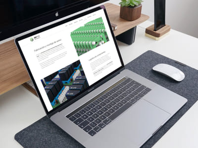 Diseño web y SEO para una empresa de electrónica - Markenbildung & Positionierung