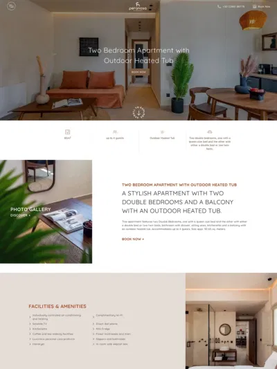 Peranosa Hotel Santorini - Website Creatie