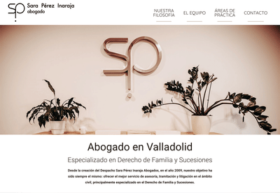 Diseño web abogada - Creación de Sitios Web