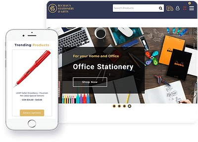 Buchan Stationery - E-Commerce