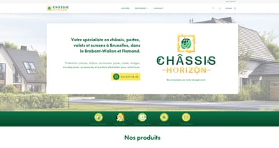 Branding Complet entrepreneur de châssis. - E-commerce