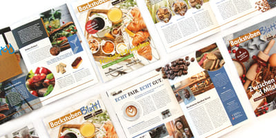 Kundenmagazin für eine große Bäckereikette - Öffentlichkeitsarbeit (PR)