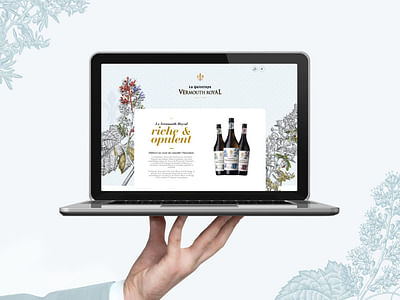 Création site web : La Quintinye Vermouth Royal