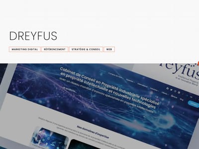 Dreyfus, refonte web et visibilité internationale - Création de site internet