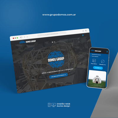 diseño web Domos Group - Creación de Sitios Web