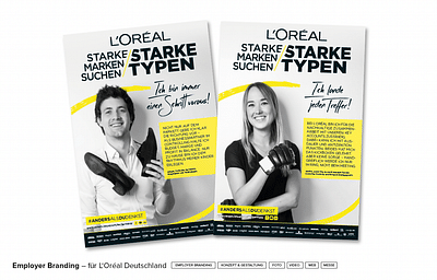 Starke Marken suchen Starke Typen - Graphic Design