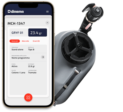 MACCHINE PER LE CALZE GESTITE CON L'APP - Mobile App