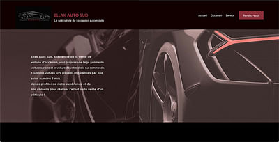 Site Vitrine Ellak Auto Sud - Création de site internet