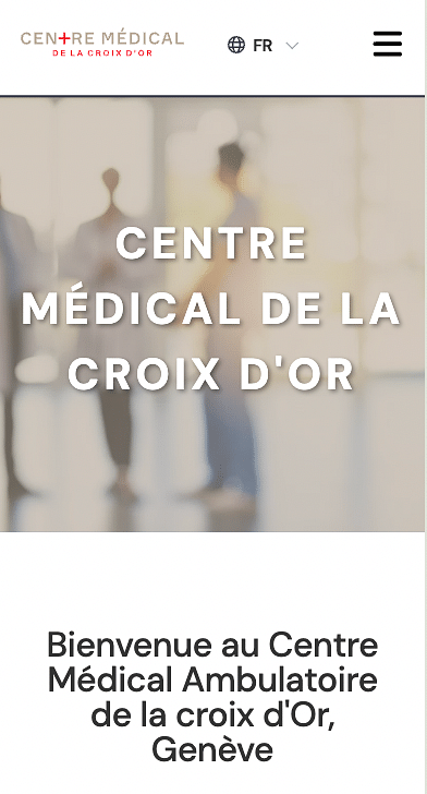 Centre Médical - Création de site internet