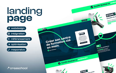 Landing Page | Creaschool - Website Creation