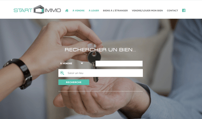 Site de Start Immo - Application web
