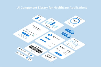 UI Component Library for Healthcare Applications - Webanwendung