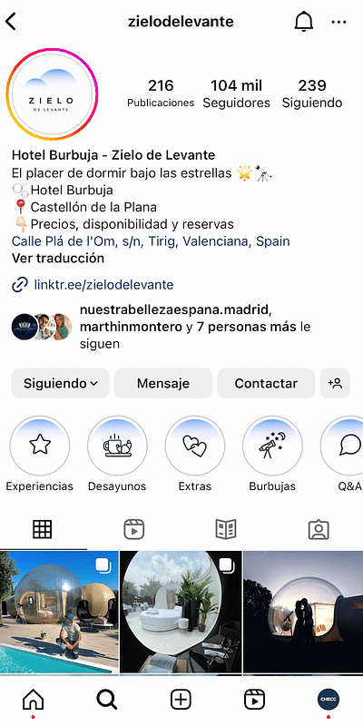 SOCIAL MEDIA - HOTEL ZIELO DE LEVANTE - Diseño Gráfico