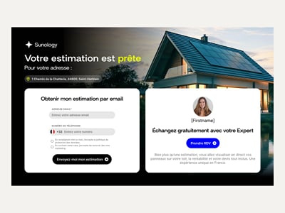 Sunology – Simulateur en 9 étapes : des milliers de leads qualifiés - Growth Marketing