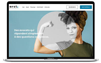 Arst Avocats Identité de marque - Déploiement - Création de site internet