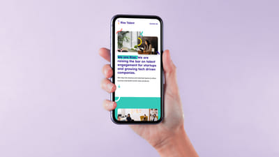 Rise Talent - Brand strategy, Design & Rollout - Website Creation
