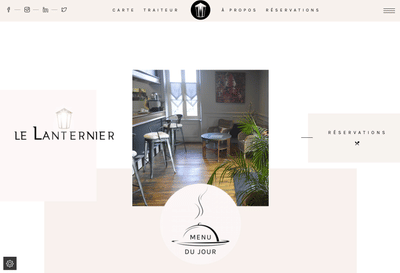 Site Vitrine Restaurant Le Lanternier - Ergonomie (UX/UI)