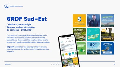 Création d’une stratégie Réseaux sociaux - GRDF - Réseaux sociaux