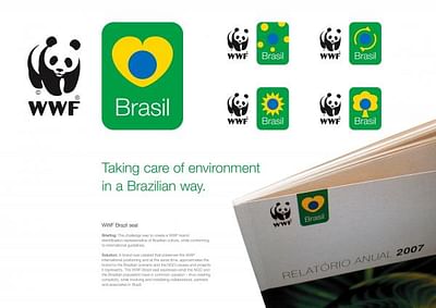 WWF BRAZIL SEAL - Publicidad