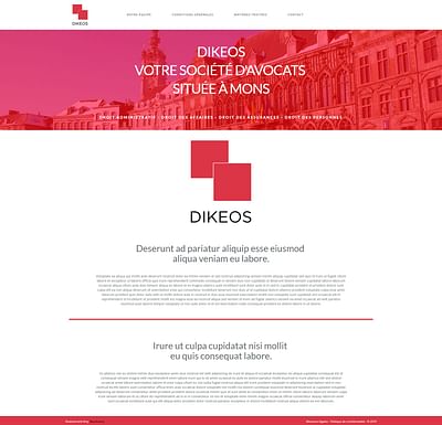 Dikeos - Réalisation du site web - SEO