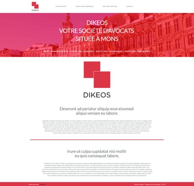 Dikeos - Réalisation du site web - Référencement naturel