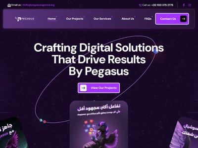 Pegasus Agency - Web Application