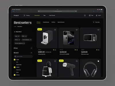 Protech - E-commerce Website - E-commerce