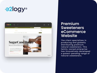 Premium Sweeteners eCommerce Website - E-Commerce