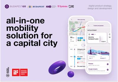 BudapestGO - All-in-one mobility solution - Software Development