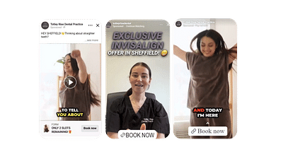 Invisalign Open Day via Targeted Meta Advertising - Advertising