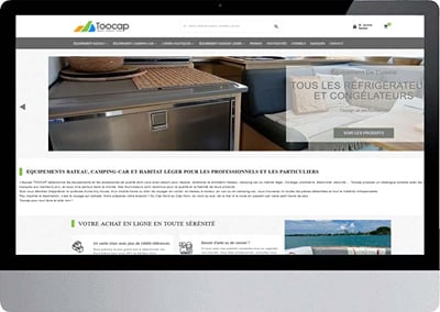 Création site E-commerce toocap - E-commerce